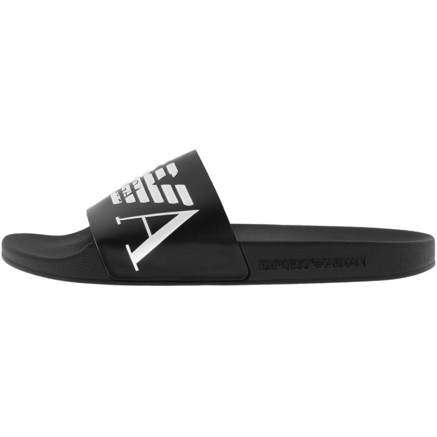 Alternative Image for ProductEmporio Armani Logo Sliders Black2